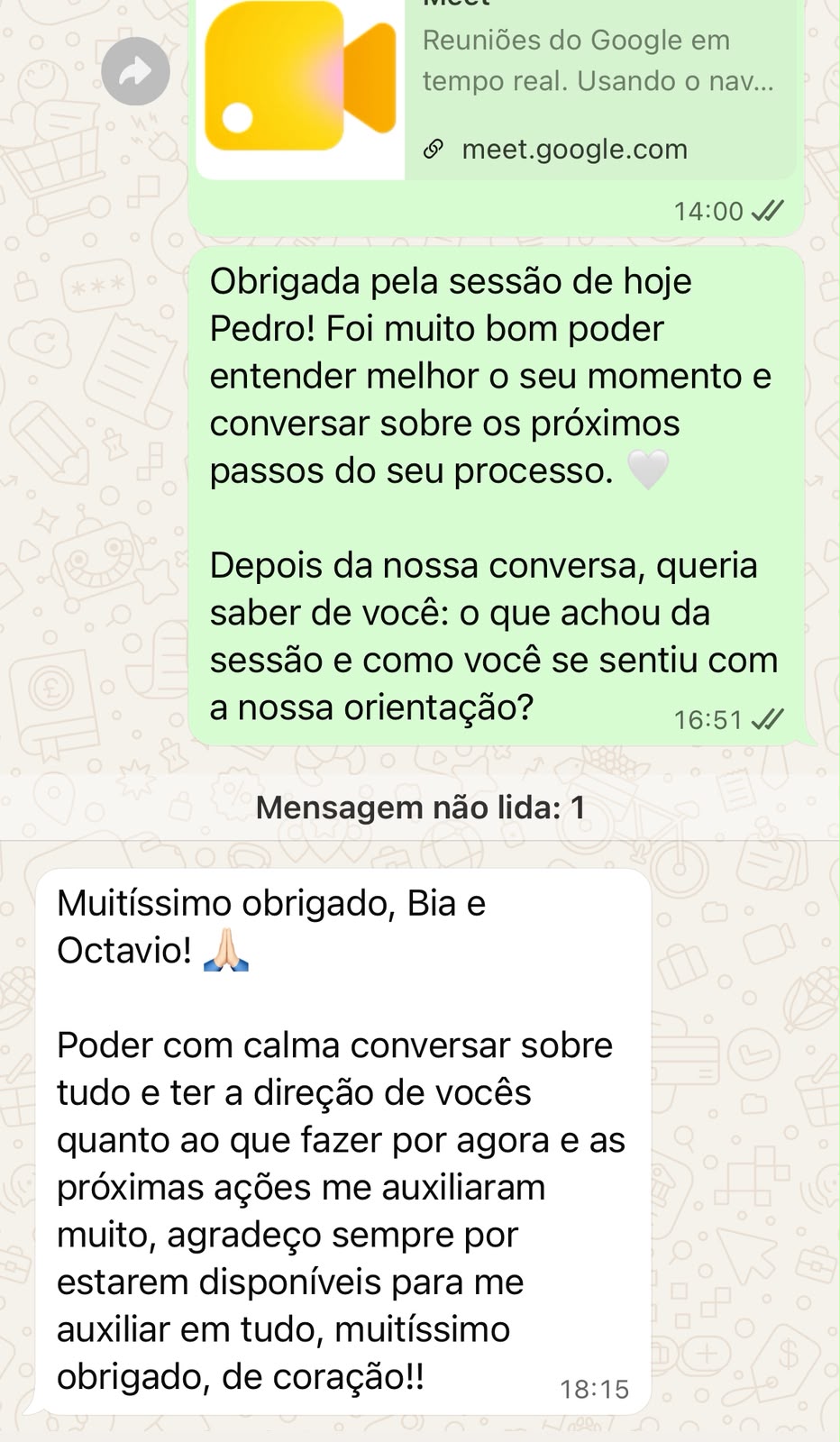 Depoimento de Pedro